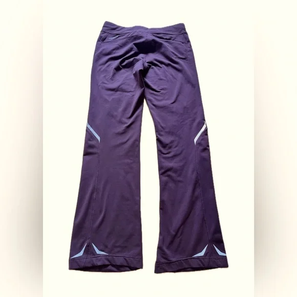 Patagonia Cool Wear Flare Refective Leggings Sz M Purple Wide Leg Athletic wear - Picture 11 of 12